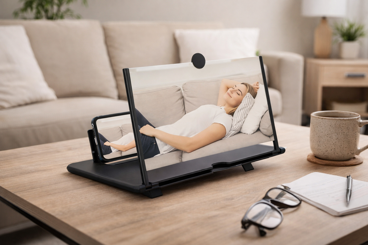 OptiView™ – 3D Wzmacniacz Ekranu HD dla Telefonu